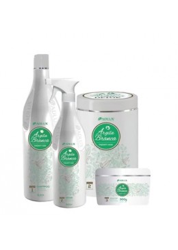 Argila Branca Profissional Hidratação Kit 4 Itens - Adlux Beautecombeleza.com