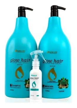 Cuticle Sealing Natural Extract Professional Hydration Glow Hair 2x2,5L - Adlux Beautecombeleza.com