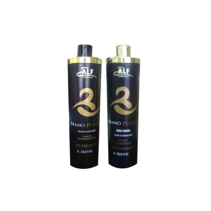 Nano Hair Plastic Natural Smooth Effect Reconstructor Kit 2x1 - Alf Cosmetics Beautecombeleza.com