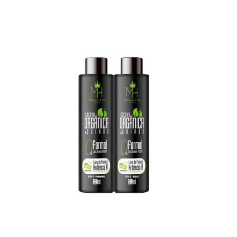 Escova Orgânica de Quiabo 0% Formol 2x1L - Maranata Hair Beautecombeleza.com