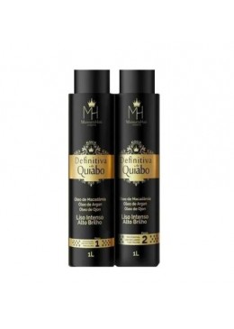 Escova Progressiva Definitiva de Quiabo Kit 2x1L - Maranata Hair Beautecombeleza.com