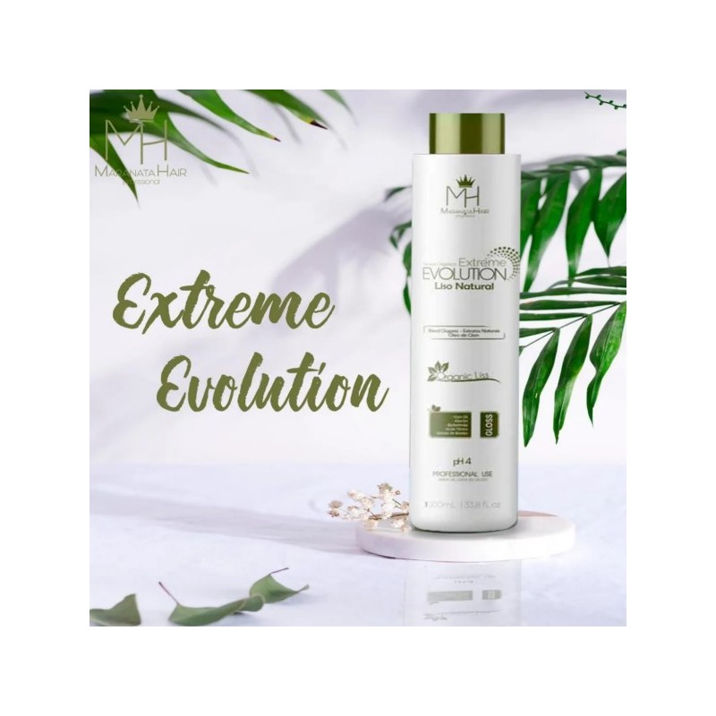 Escova Orgânica Extreme Evolution 1L - Maranata Hair Beautecombeleza.com