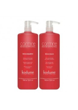 Para Cabelos Vermelhos Carmine Red Apparel Rouge Kit 2x1L - Kostume  Beautecombeleza.com