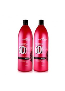 6D Sealing Straightening Multifunctional Smooth Treatment Kit 2x1L - BioPro Beautecombeleza.com