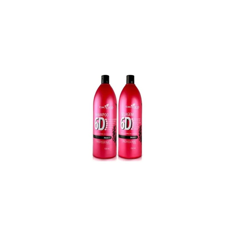 6D Sealing Straightening Multifunctional Smooth Treatment Kit 2x1L - BioPro Beautecombeleza.com