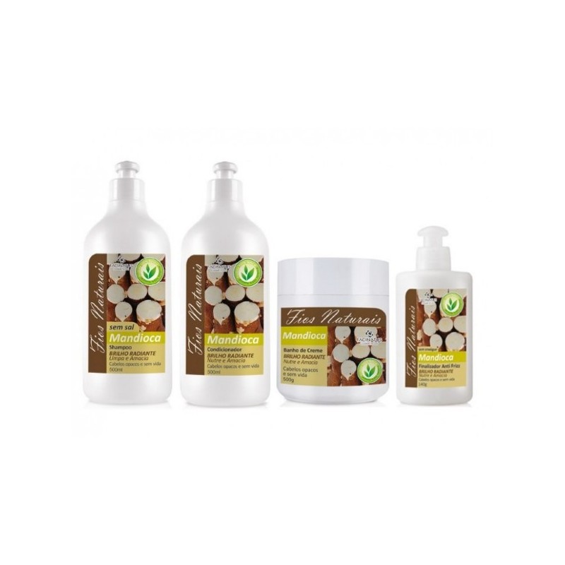 Mandioca la Brillance et l'Hydratation Kit 4 - Facinatus Beautecombeleza.com