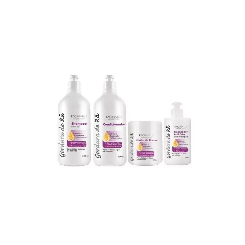 Gordura de Rã Hydratation et Recomposition Kit 4 - Facinatus Beautecombeleza.com Gordura de Rã Hydratation et Recomposition Kit 4 - Facinatus Beautecombeleza.com
