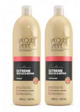Jacques Janine Kit Extreme Rescue & Repair Shampoo + Cond 1l - Jacques Janine
 Beautecombeleza.com