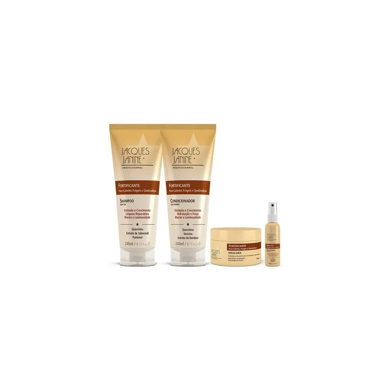 Fortificante Hydratation Kit 4 - Jacques Janine Beautecombeleza.com Fortificante Hydratation Kit 4 - Jacques Janine Beautecombeleza.com
