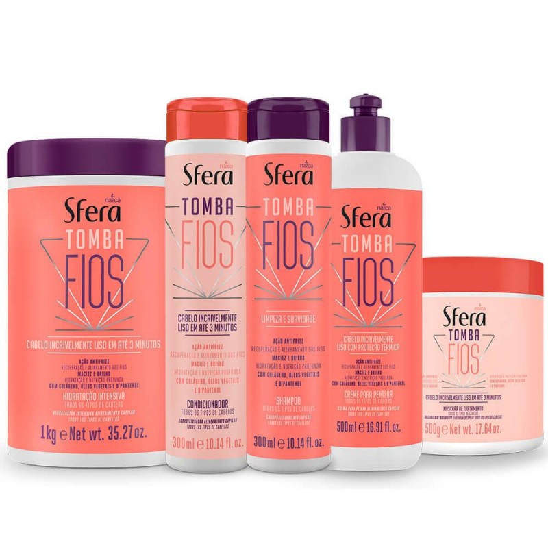 Sfera Tomba Fios Hydratation Intensive Kit 5 Itens - Nazca Beautecombeleza.com