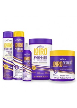 Matizante Loiro Perfeito les Cheveux Blond Origem Kit 5 Itens - Nazca Beautecombeleza.com