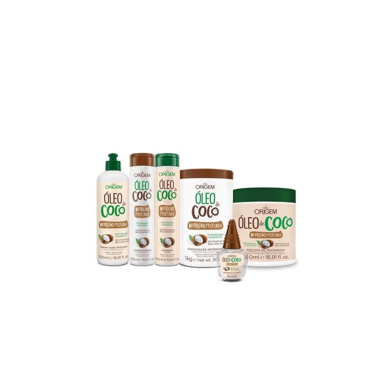 Kit Completo Óleo De Coco Max Origem 6 Itens - Nazca Beautecombeleza.com Kit Completo Óleo De Coco Max Origem 6 Itens - Nazca Beautecombeleza.com