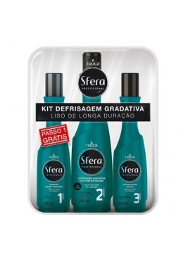 Sfera Gradual Smoothing Anti Frizz Brazilian Hair Smoothing 3 Itens - Nazca Beautecombeleza.com