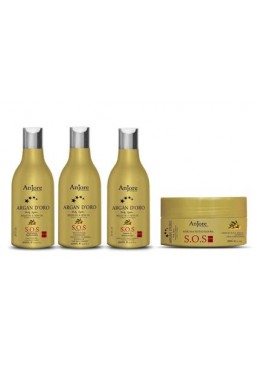 Kit S.O.S Reconstructor et Cautérisation  Argan D'oro Kit 4 Produits - Anjore Beautecombeleza.com