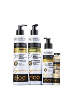 Hydration Moisturizing Nutrition Softness Supreme Golden Wires Kit 4 Prod - Eico 
Beautecombeleza.com