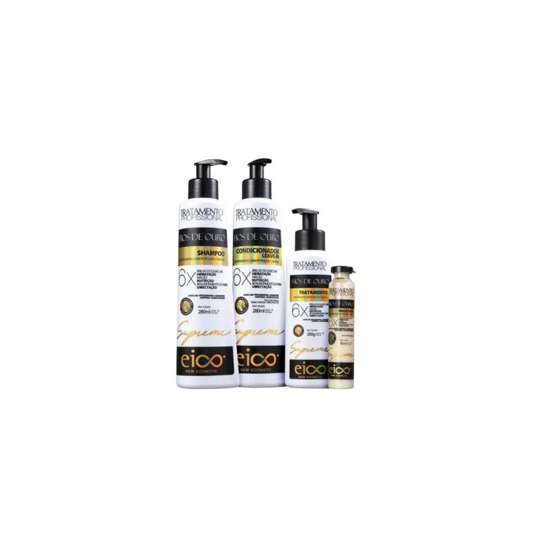 Supreme Golden Traitement Capillaire Kit 4 Prod. - Eico Beautecombeleza.com Supreme Golden Traitement Capillaire Kit 4 Prod. - Eico Beautecombeleza.com