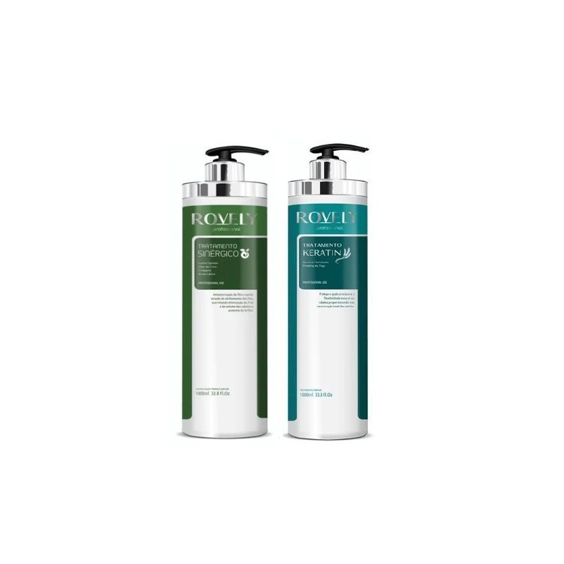 Professional Super Smooth Kit Keratin Treatment + Synergistic 2x1000ml - Rovely Beautecombeleza.com Professional Super Smooth Kit Keratin Treatment + Synergistic 2x1000ml - Rovely Beautecombeleza.com