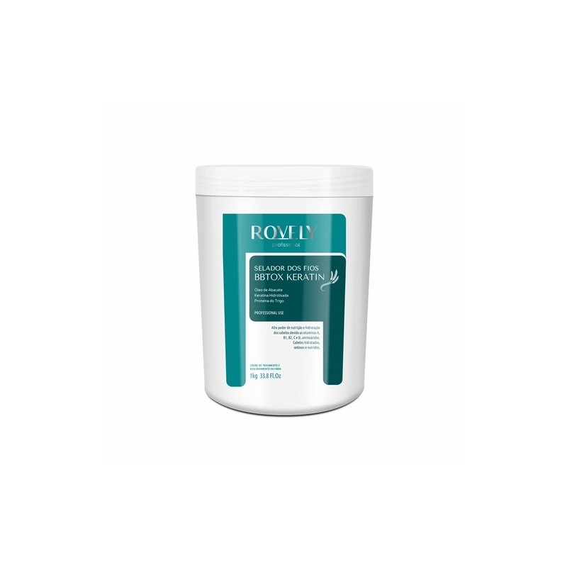 Hair Sealing Wheat Protein Keratin Avocado Reconstruction BBtox 1Kg - Rovely Beautecombeleza.com