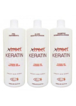 Progressive Keratin Xtract Crambe Oil Keratin Treatment 3x1L - BioWell Beautecombeleza.com