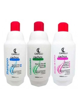 Cachos Perfeitos Kit 3x1L - Capelli Beautecombeleza.com