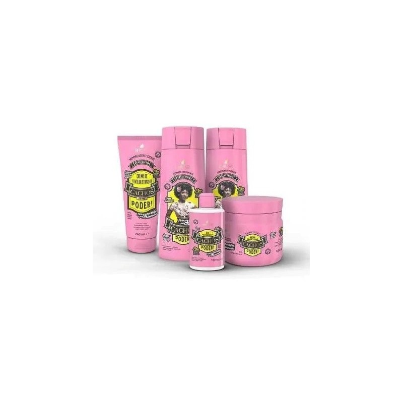 Cachos Tem Poder Nanonutrition Boucles Kit 4 Prod - Barrominas Beautecombeleza.com