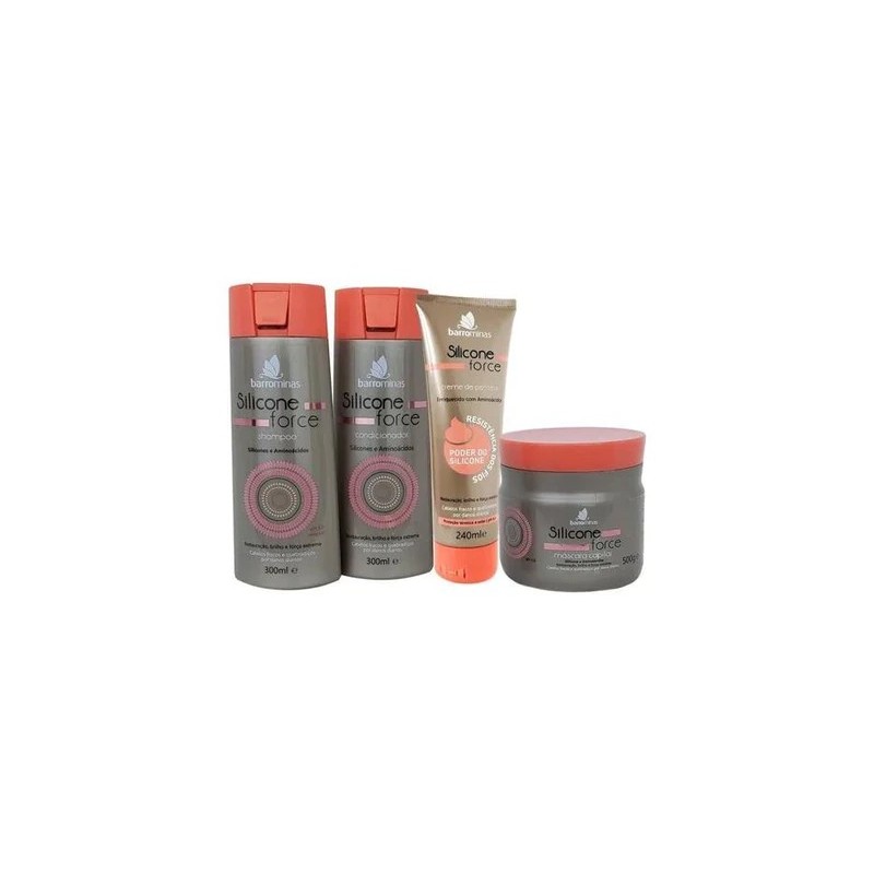 Barrominas Silicone Force Hair Brittle Kit Kit - Barrominas Beautecombeleza.com Barrominas Silicone Force Hair Brittle Kit Kit - Barrominas Beautecombeleza.com
