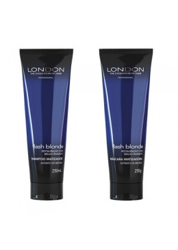 Kit Shampoo + Mascara Smooth Argan London 250ml - London Beautecombeleza.com