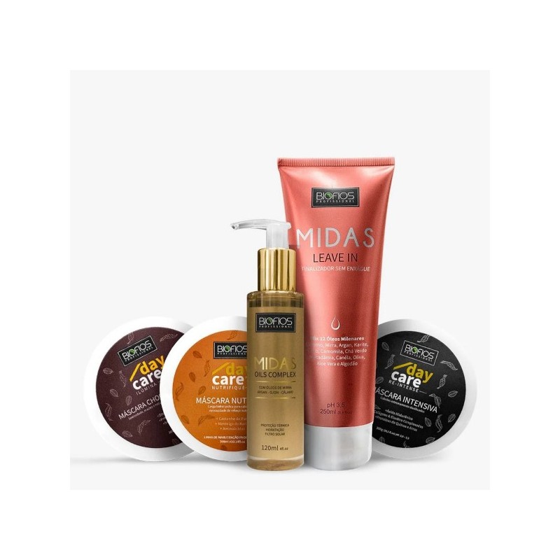 Kit Cabelos Nutridos Cronograma Capilar +Leave-in + Oils Complex - Biofios Profissional Beautecombeleza.com Kit Cabelos Nutridos Cronograma Capilar +Leave-in + Oils Complex - Biofios Profissional Beautecombeleza.com