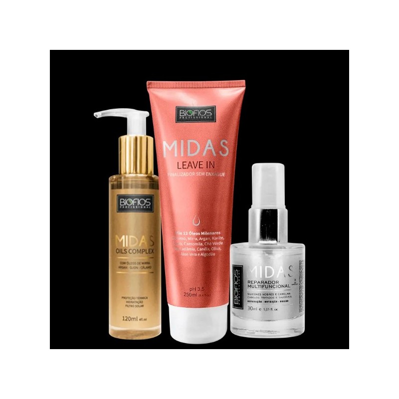 Amor Midas Kit (3 Produtos) - Biofios Profissional Beautecombeleza.com