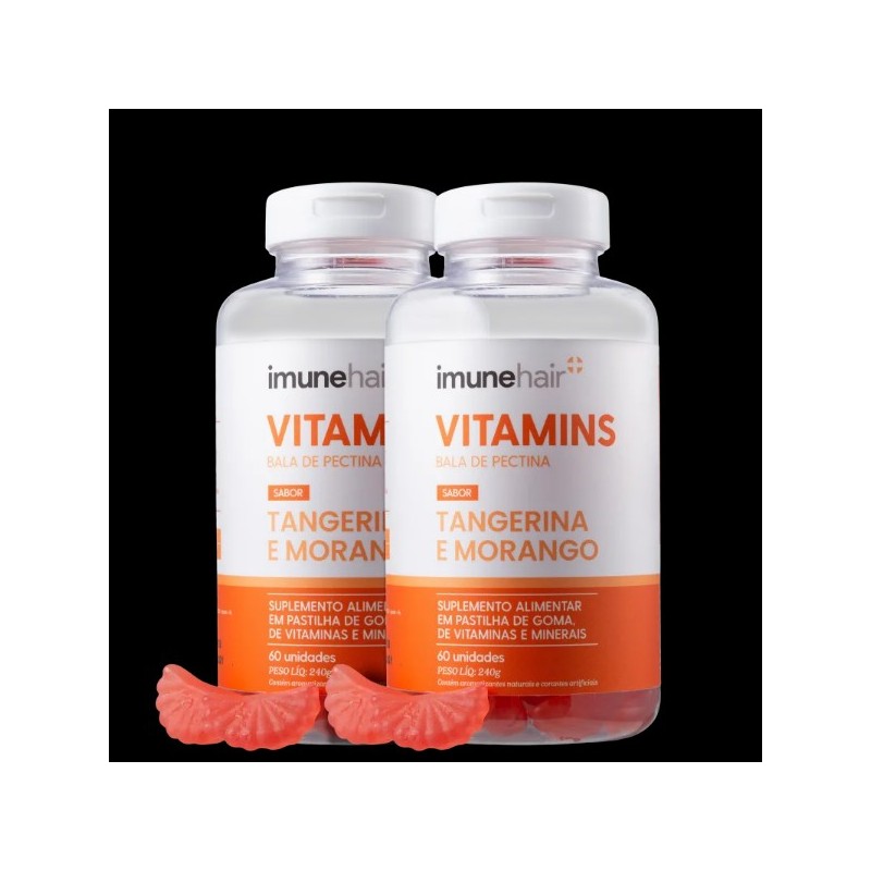 Imunehair Kit Vitamins Bala De Pectina Duo (2 Products) Beautecombeleza.com