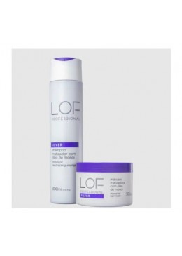 Blond Hair Silver Tinting Color Maintenance Treatment Kit 2 Itens - LOF Professional
 Beautecombeleza.com