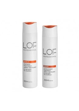 Dry Damaged Hair Treatment Repair Fito Protector Kit 2 Itens - LOF Professional Beautecombeleza.com