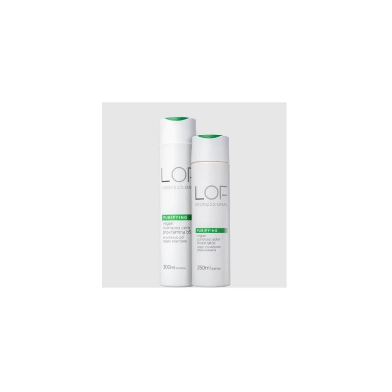 Purifying Vegan Moisturizing Revitalizing Hair Treatment Kit 2 Itens - LOF Professional Beautecombeleza.com Purifying Vegan Moisturizing Revitalizing Hair Treatment Kit 2 Itens - LOF Professional Beautecombeleza.com