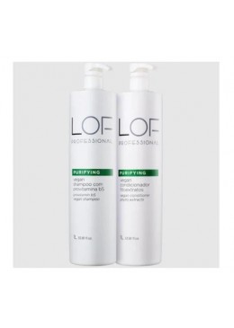 Purifying Vegan Moisturizing Revitalizing Hair Treatment Kit 2x1L - LOF Professional Beautecombeleza.com