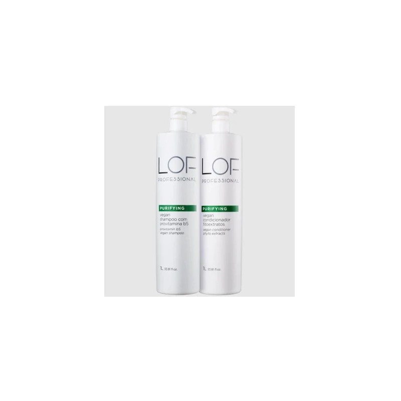 Purifying Vegan Duo Kit 2x1L - LOF Professional Beautecombeleza.com Purifying Vegan Duo Kit 2x1L - LOF Professional Beautecombeleza.com