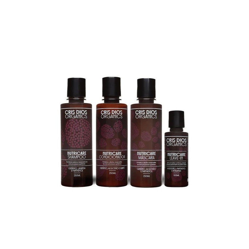 Cris Dios Organics Kit Cris Dios Nutricare (4 Products) Beautecombeleza.com