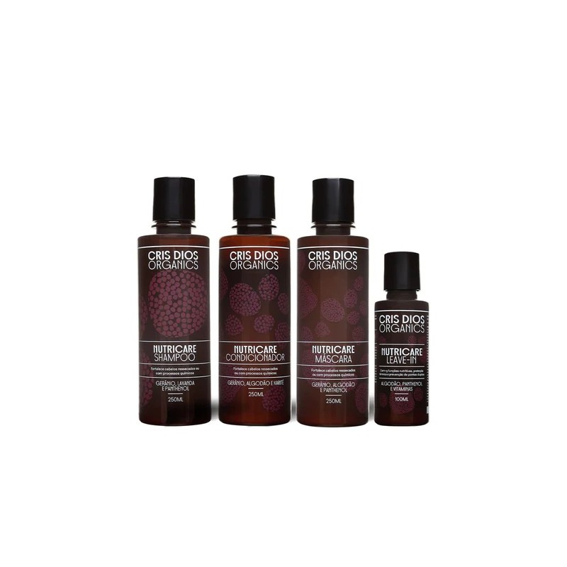 Cris Dios Organics Kit Cris Dios Nutricare (4 Produtos) Beautecombeleza.com Cris Dios Organics Kit Cris Dios Nutricare (4 Produtos) Beautecombeleza.com
