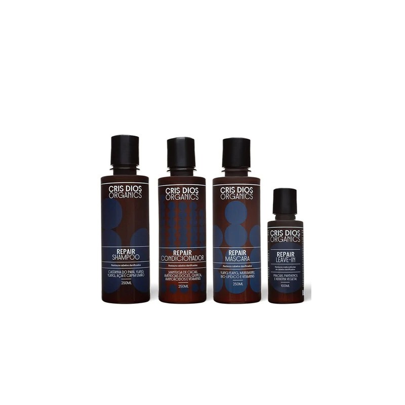 Cris Dios Organics Kit Cris Dios Repair Basics (4 Products) Beautecombeleza.com