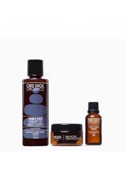 Cris Dios Organics Male Cris Kit (3 Products) Beautecombeleza.com