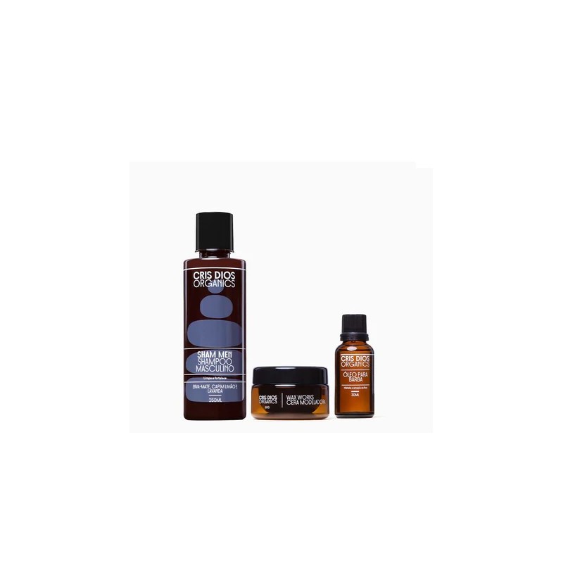 Cris Dios Organics Male Cris Kit (3 Products) Beautecombeleza.com