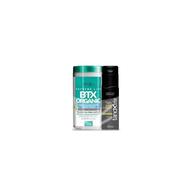 Btx Organic + Shampoo Detox Capilar Antirresiduo -  Hair Fly Beautecombeleza.com