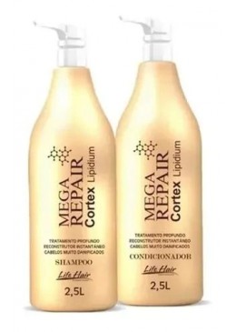 Mega Repair Shampoo + Condicionador Cortex Lipidium  - Life Hair Beautecombeleza.com