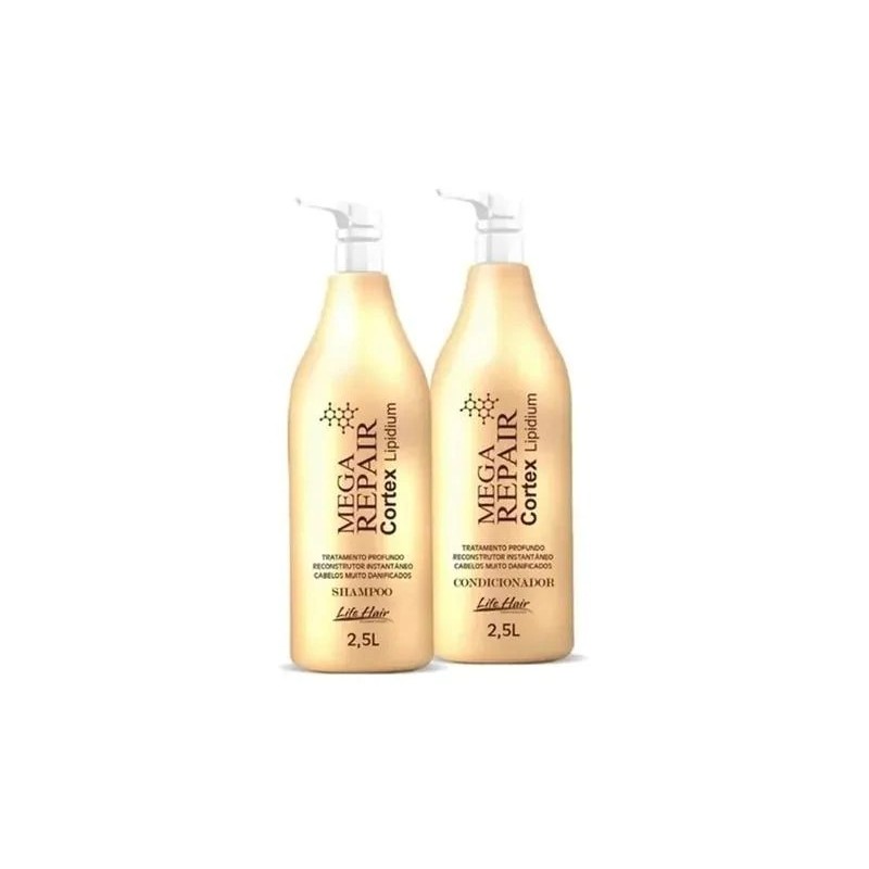 Mega Repair Cortex Lipidium Shampoing + Revitalisant Kit  -Life Hair 
 Beautecombeleza.com