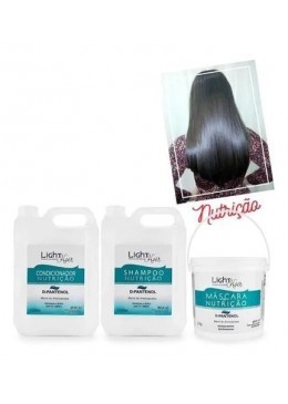 D-Pantenol Nutrição Kit 3 - Light Hair Beautecombeleza.com