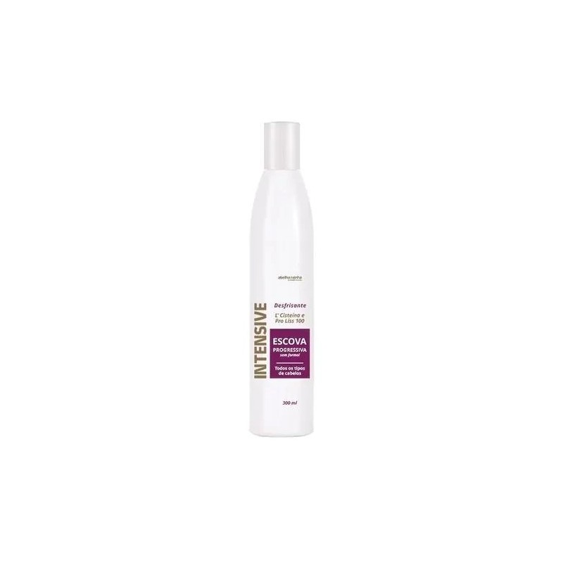Escova Progressiva Desfrisante Sem Formol Intensive 300ml - Abelha Rainha Beautecombeleza.com Escova Progressiva Desfrisante Sem Formol Intensive 300ml - Abelha Rainha Beautecombeleza.com