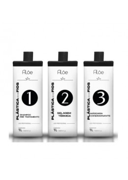 Plastique Capillaire 3 Étape Kit 3x1L - Aloe Beautecombeleza.com