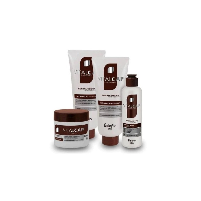 SOS Mandioca Kit 4 Produtos - BeloFio Beautecombeleza.com SOS Mandioca Kit 4 Produtos - BeloFio Beautecombeleza.com