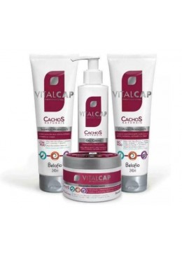 Professional Hair Treatment Vitalcap Natural Curls Kit 4 Products - BeloFio Beautecombeleza.com