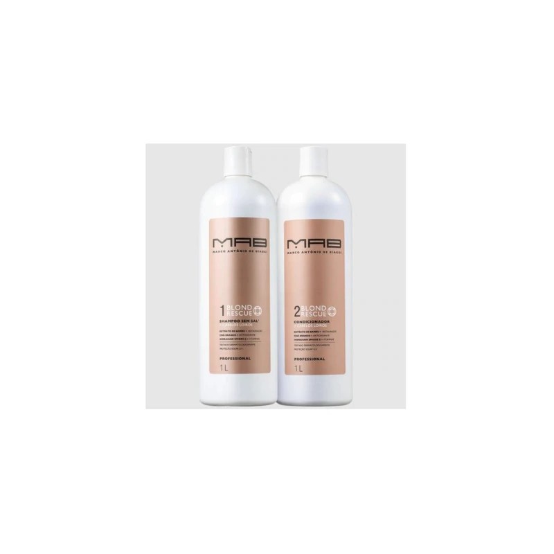 Marco Antônio de Biaggi Blond Rescue Color Duo Kit 2x1L - MAB Beautecombeleza.com