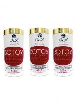 Botox Capilar Nano Redutor Kit 3x1kg - Ônix Liss Beautecombeleza.com